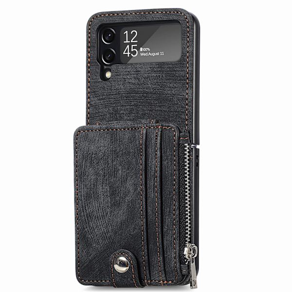 Skal med Kortack - Samsung Galaxy Z Flip 3 Grön