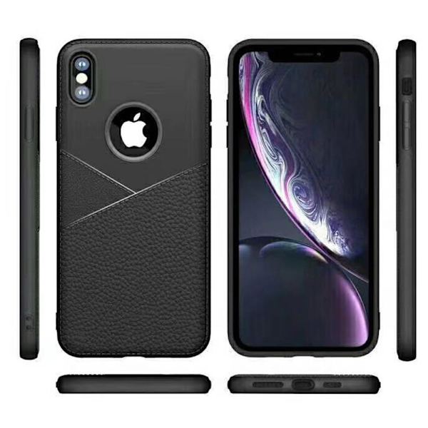 Stilrent Skal från LEMAN till iPhone XS Max Marinblå