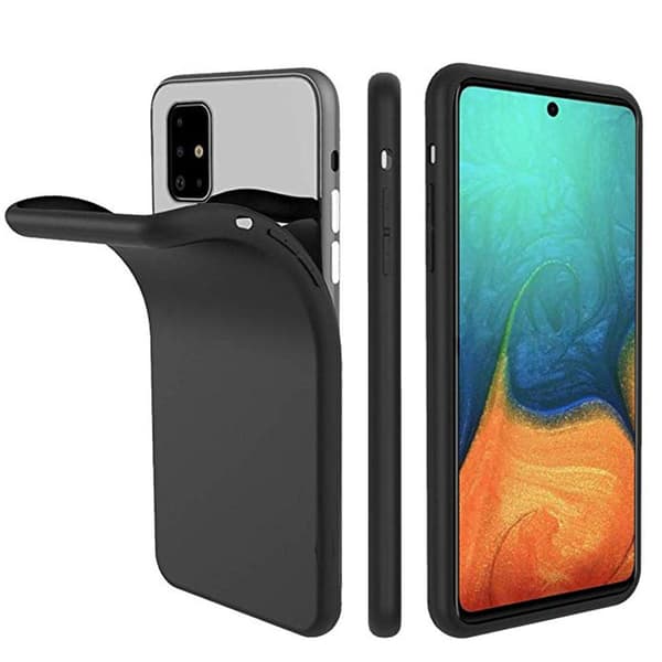 Samsung Galaxy A51 - Matt Skyddsskal Svart