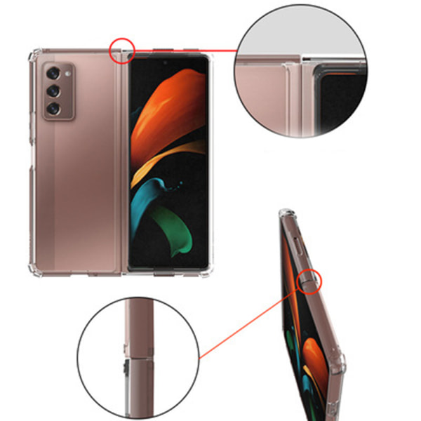 Samsung Galaxy Z Fold 2 - FLOVEME Cover Genomskinlig