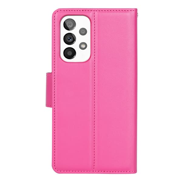 Samsung Galaxy A33 5G - Elegant HANMAN lompakkokotelo Roséguld