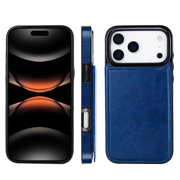 iPhone 17 Pro Skal  Plånboksskydd med Premium Finish Roséguld