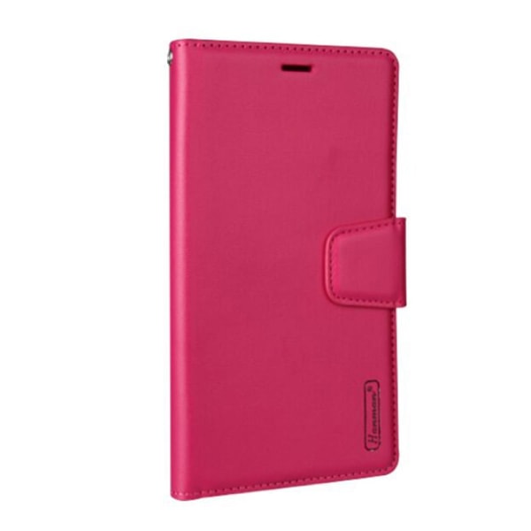 Samsung Galaxy A70 - Tankevækkende Smart Wallet Case Hanman Rosaröd