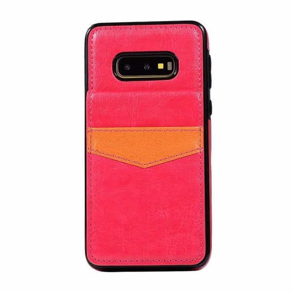 Samsung Galaxy S10E - Praktiskt Stilrent Skal (LEMAN) Blå Blå