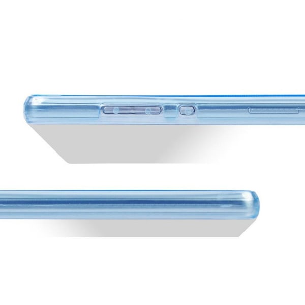 Huawei Y6 2019 - Skyddande Stilrent Dubbelsidigt Silikonskal Rosa