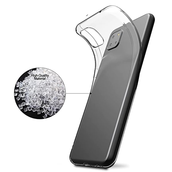 Samsung Galaxy A22 5G - Silikonskal Genomskinlig