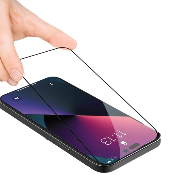 Splittersikker anti-fingeravtrykk skjermbeskytter 0,3 mm for iPhone 15 Transparent