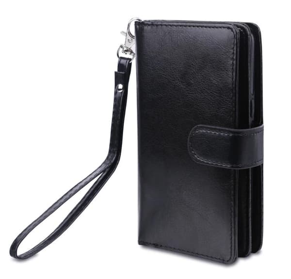 Stilrent Plånboksfodral Sedelfack för iPhone X/XS (9-Kort) Blå