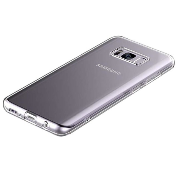 Samsung Galaxy S8 - Beskyttende, praktisk silikonetui Transparent/Genomskinlig