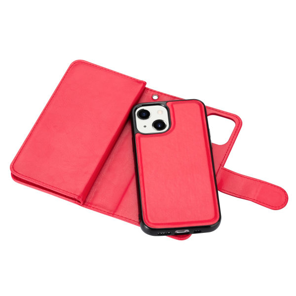 iPhone 14 - 9-Kort Plånboksfodral Röd