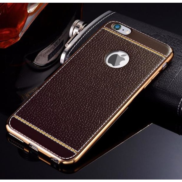 iPhone 8 Vintage Exklusivt skal - LEMAN (VINTAGE-serie) Rosa