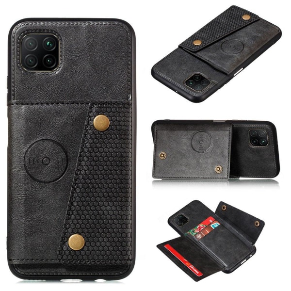 Samsung Galaxy A22 5G - Cover med kortholder Mörkblå