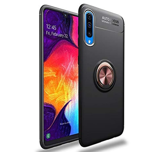 Samsung Galaxy A70 - Professionelt cover med ringholder Red Röd/Röd