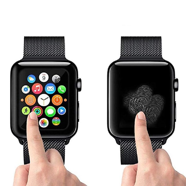 3D Full Glue -näytönsuoja iWatch 4/5 40mm ja 44mm Svart 40mm