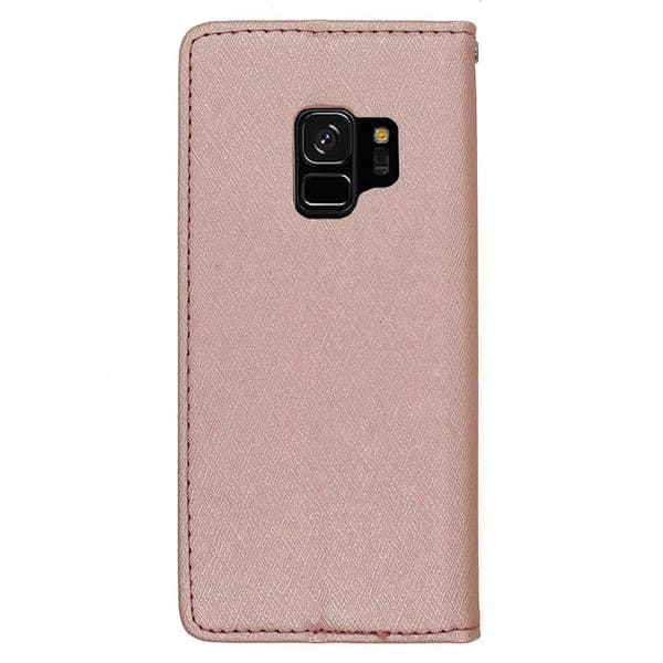 Samsung Galaxy S9 - FLOVEME Exklusivt Plånboksfodral Silver