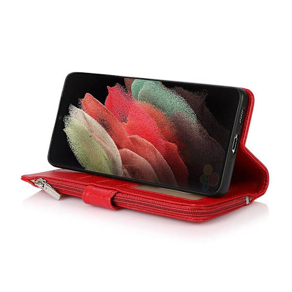 Samsung Galaxy S21 Ultra - Plånboksfodral Roséguld