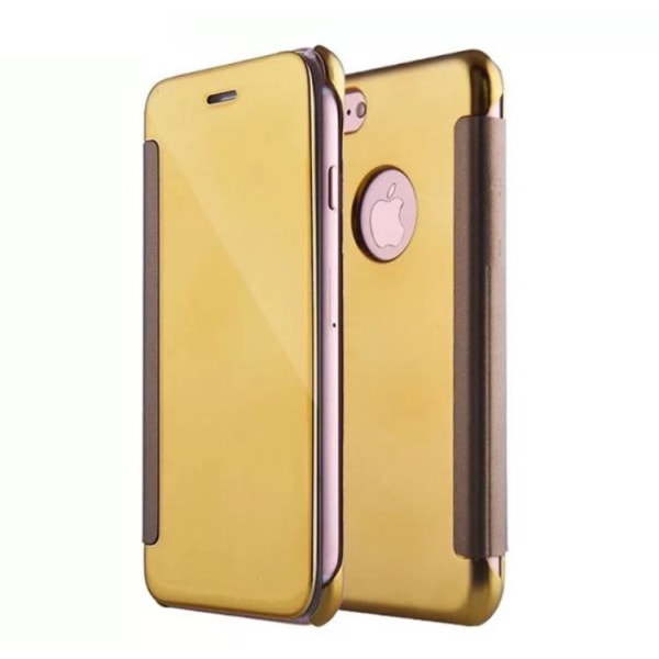 iPhone 6/6S Plus - LEMAN Stilfuldt Clear View etui (ORIGINAL) Guld