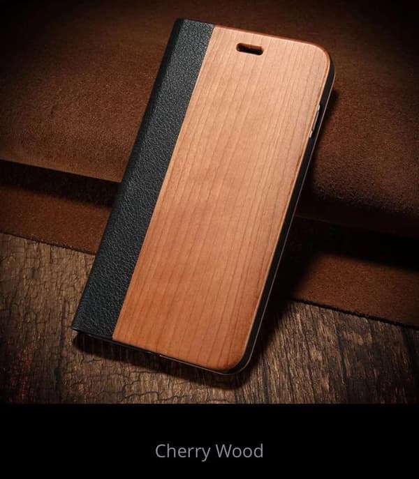 Iphone 6/6S Plus - Stilsäkert Fodral i Bamboo Trä Hög kvalité Bamboo