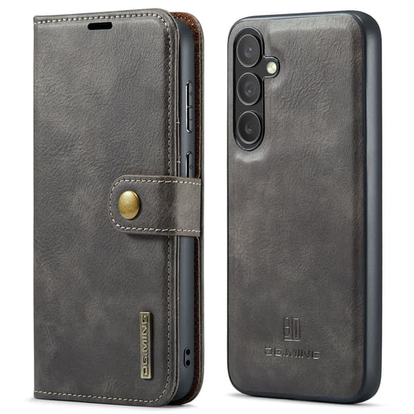 Samsung Galaxy S24 - 2-i-1 Plånboksfodral i Premium Läder Blå