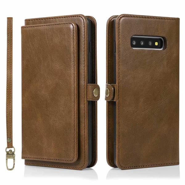 Samsung Galaxy S10 - Smart Plånboksfodral Röd