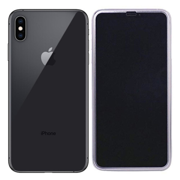 10-PACK iPhone XS Max ProGuard Skärmskydd 3D Aluminiumram Svart