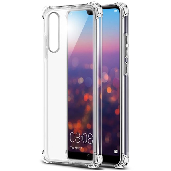 Huawei P20 Pro - Tunt Silikonskal med Airbagfunktion Transparent/Genomskinlig