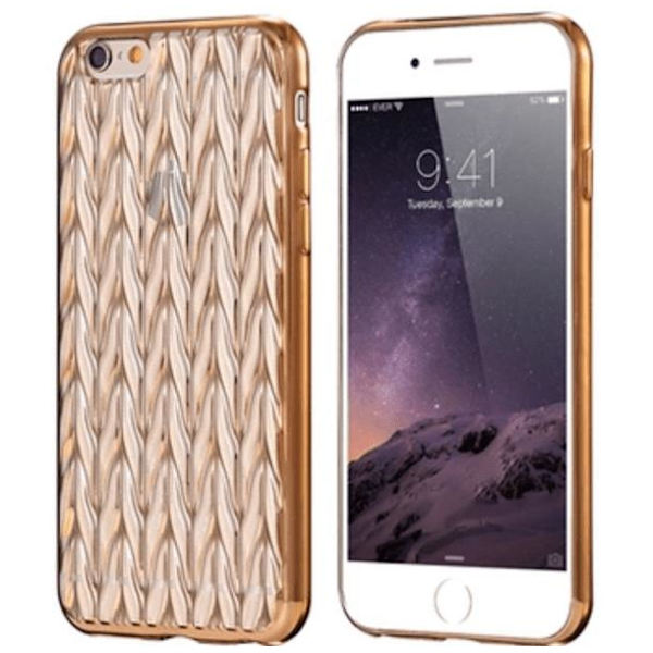 iPhone 6/6S - Stilrent Luxury Silikonskal från CRYSTAL (ORGINAL) Silver/Grå