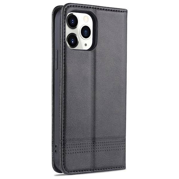 iPhone 12 Pro Max - Stilsäkert Plånboksfodral Svart