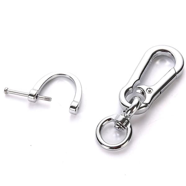 Smidig Kraftfull Nyckelring Silver