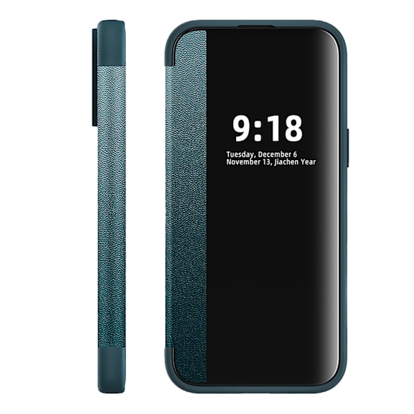 iPhone 13 Pro Max - Fönsterfodral med SIM-hållare Svart
