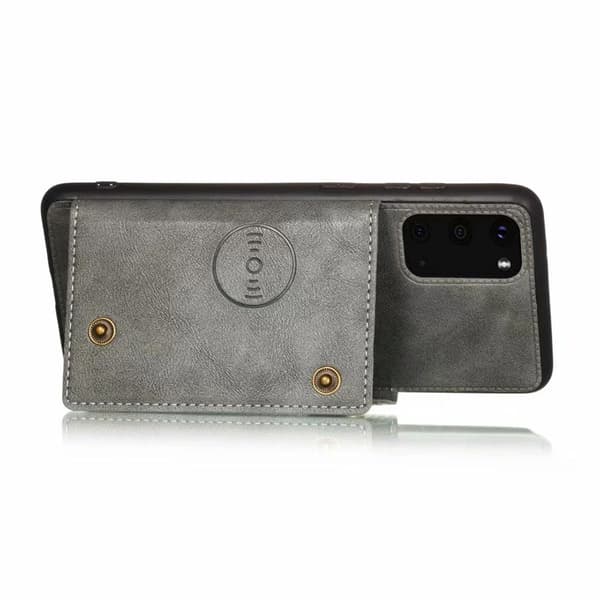 Samsung Galaxy S20 - Praktisk cover med kortholder Mörkblå