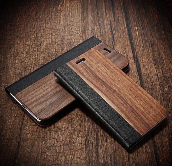Iphone 6/6S Plus - Stilsäkert Fodral i Bamboo Trä Hög kvalité Bamboo