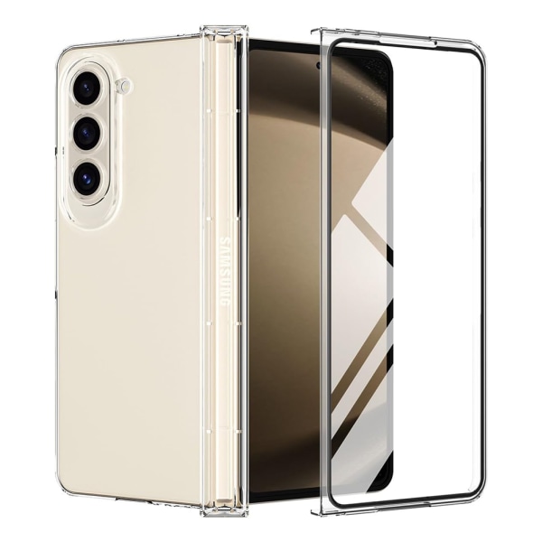 Beskyttende TPU/PC-mobilcover til Samsung Galaxy Z Fold 5 Transparent