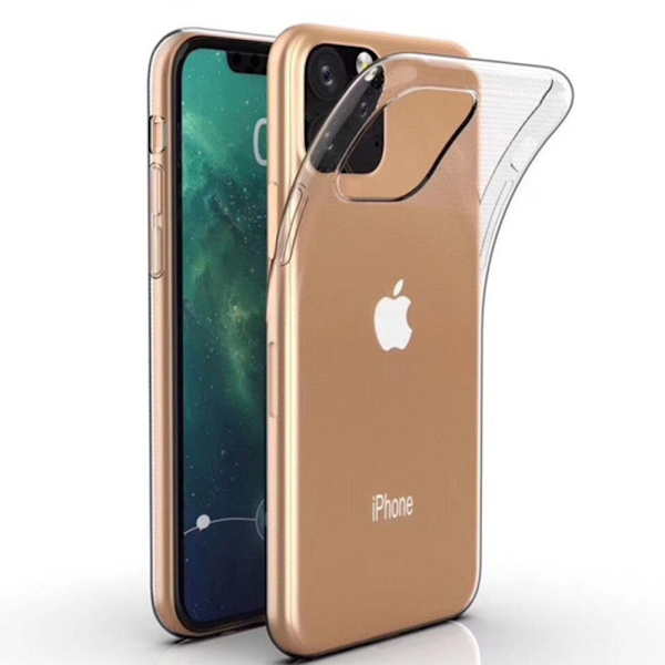 iPhone 11 - Stötdämpande Silikonskal med Skärmskydd Transparent