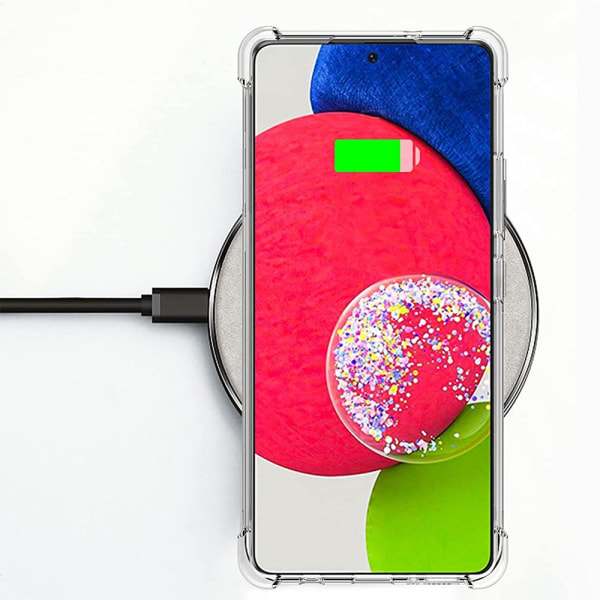 Samsung Galaxy A53 5G - Floveme-deksel Rosa/Lila