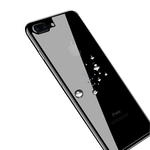 iPhone 7+ Baksida Skärmskydd 9H Screen-Fit HD-Clear. Transparent/Genomskinlig