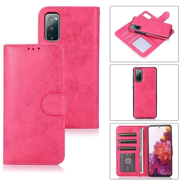 Samsung Galaxy S20 FE - LEMAN Wallet etui Rosa