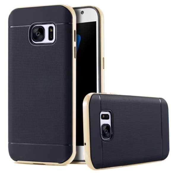 NANO-HYBRID Shockproof skal till Samsung Galazy S7 Edge ORGINAL Vit