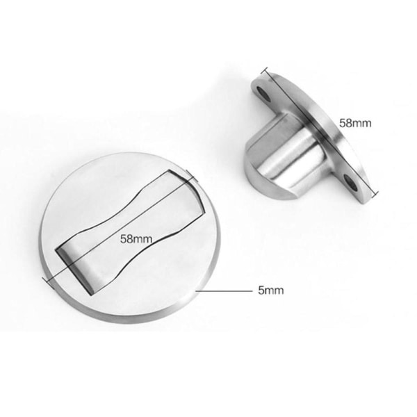 Magnetiskt Dörrstopp Svart/Guld
