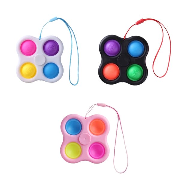 Fidget Toy / Pop It / Simple Dimple Svart