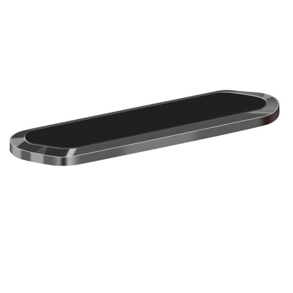 Mini Magnetisk Bilhållare Mobilhållare Silver