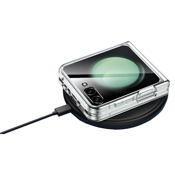 Samsung Galaxy Z Flip 6 - Transparent Slitstark Skyddsskal Transparent