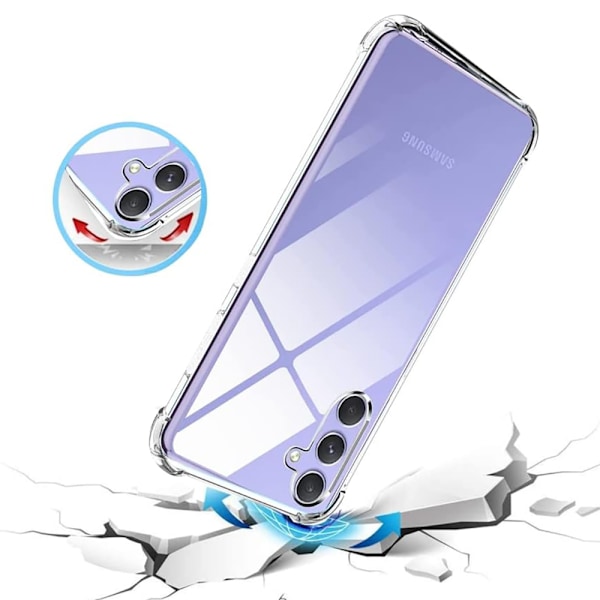Samsung Galaxy S24 FE - Airbagfunktion & Fullt Skydd Transparent