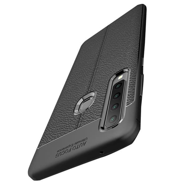 Samsung Galaxy A9 2018 - Stilsäkert Auto Focus Skal Grå Grå