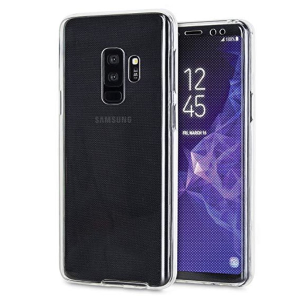 Samsung Galaxy S9+ Dubbelsidigt silikonfodral med TOUCHFUNKTION Rosa