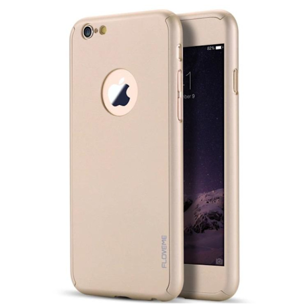 Stilrent Skyddsfodral för iPhone 6/6S  (Fram och bak) Guld