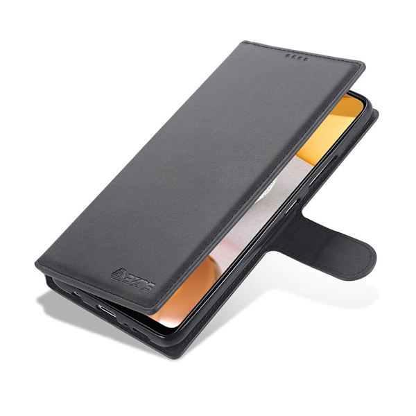 Samsung Galaxy A12 - Praktisk AZNS Wallet Case Svart
