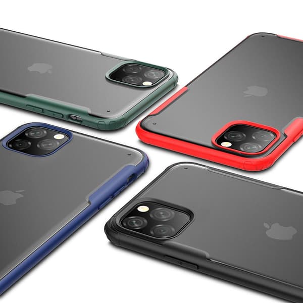 iPhone 11 Pro Max - Skyddande Bumper Skal (Wlons) Röd Röd