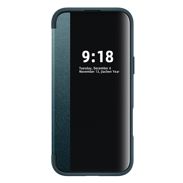 iPhone 16 Fodral - Elegant Design med Smart Fönster! Grön