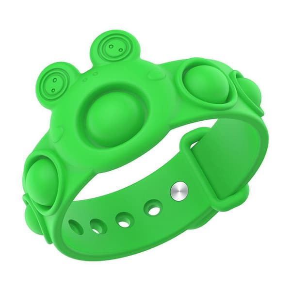 Fidget Toy Armband Simple Dimple Pop-It Orange